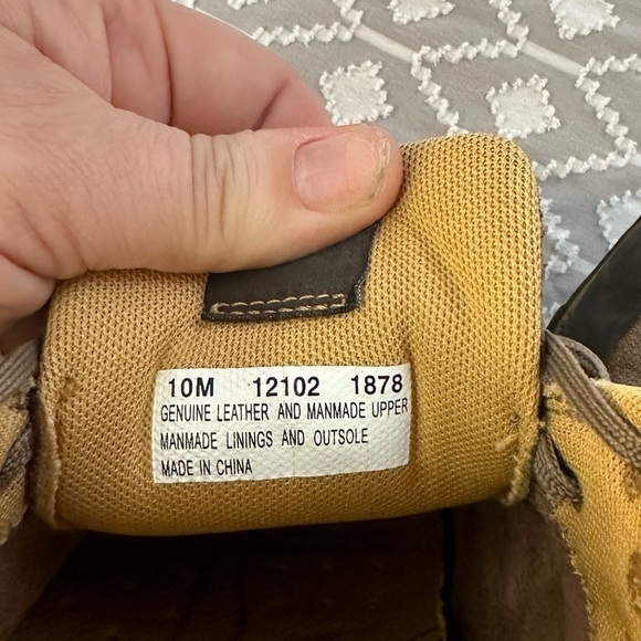 Timberland Men’s Leather Sneakers Size 10 - Picture 12 of 12